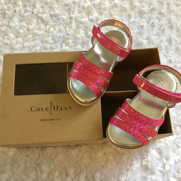 🎉HP🎉Cole Haan Pink Baby/Toddler Sandals (NIB) - 4 - Picture 6 of 6